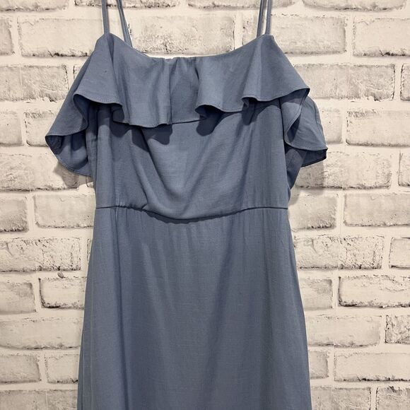 Altar'd State Light Blue Ruffle Sundress Size Small - Picture 2 of 7